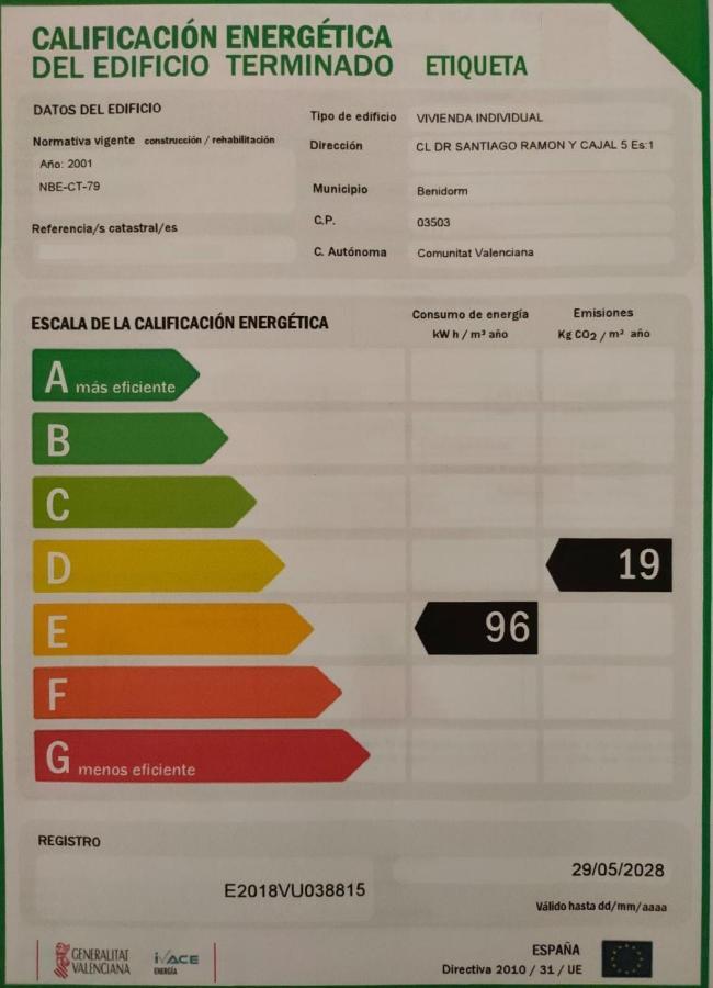 Hr Paradise Residencial Loix Benidorm Eksteriør billede